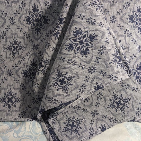 Luxurious Thick European Tea/Guest Towels Cotton Portugal Set  2 Blue - Picture 2 of 6